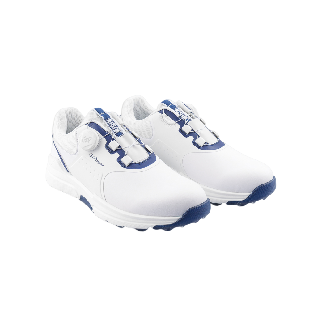 GoPlayer EliteLinks Golf Professional Men's Shoes (White)