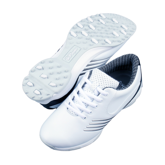 GoPlayer Ladies Golf Shoes (White &amp; Black)