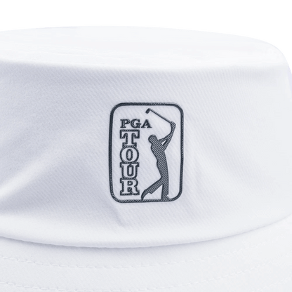 PGA TOUR 可調式高爾夫漁夫帽(白)
